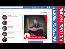 upload facebook profile frame