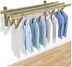 At lowe's, we have several types of drying solutions, including indoor and outdoor drying racks, umbrella clotheslines and retractable clotheslines. Amazon Com Lxltl Folding Wall Mounted Extendible Dryer Rack Outdoor Outside The Window Clothes Airer Drying Racks 100cm Home Kitchen