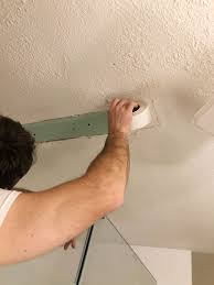 patch a textured popcorn ceiling
