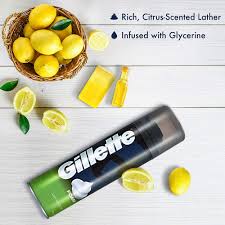 Gillette Lemon Shaving Foam 196g : Buy Gillette Lemon Shaving Foam 196g  Online at Best Price in India | Planet Health