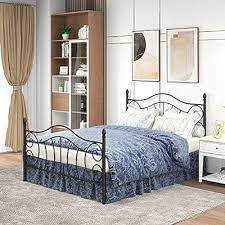 Alment Metal Bed Frame Queen Size With