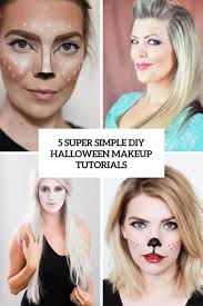 simple diy halloween makeup tutorials