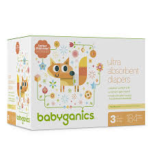 Buy Babyganics Ultra Absorbent Diapers Size 3 184 Count