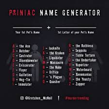 trending painiac name generator