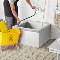 floor mount stainless steel mop sinks