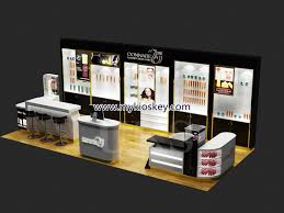 24k luxurious cosmetic kiosk display