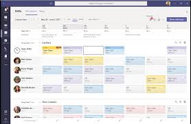 Organize your appointments and events with this accessible blank planning calendar template, featuring a monthly and weekly views and week day schedules broken down into hourly time slots. Schedule Staff Shifts