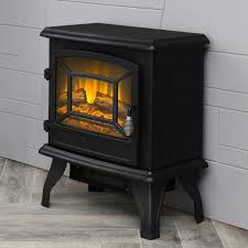 freestanding electric fireplace
