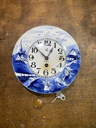 antique german r a pendulum wall clock
