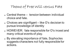 themes and motifs in oedipus rex theme of will versus fate 2 theme