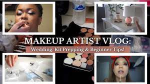 makeup artist vlog wedding kit