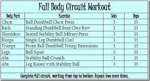 full body circuit workout