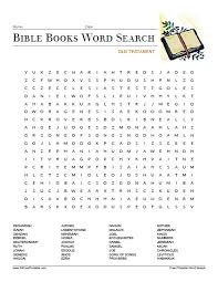Bible Books Word Seach Free Printable Allfreeprintable Com