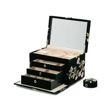 wolf zoe large jewelry box in forest