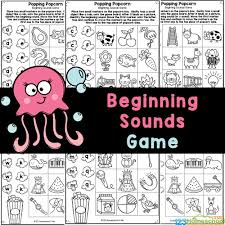 free popping popcorn beginning sounds games