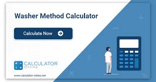 washer method calculator using