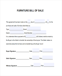 Free Bill Of Sale Form Template Vehicle Car Auto Dmv