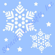 (looking for similar guidance in shaping and decorating christmas. Snowflakes Stencil Christmas Snowflake Stencils Template Templates Craft 2 New Ebay