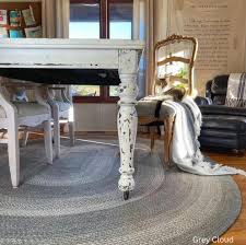 grey braided rugs stylish and durable