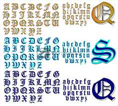 abc alphabet lettering design