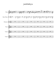 Make social videos in an instant: Jambalaya Carpenters Sheet Music For Violin Flute Voice Other Mixed Quartet Musescore Com