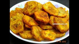 Add 1 tsp of sugar and keep frying. Spicy And Crispy Raw Banana Fry Raw Banana Fry Recipe Kacchhe Kele Ki Sukhi Sabzi Youtube