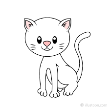 white kitten clip art free png image