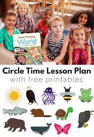 interactive circle time activity with