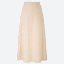 Women Linen Cotton Long Skirt