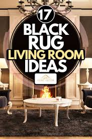 17 black rug living room ideas