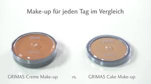 grimas cake make up vs creme make up