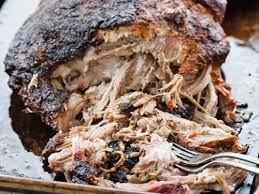 smoked pulled pork shoulder pork