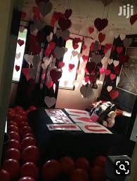 romantic surprise room decorations in
