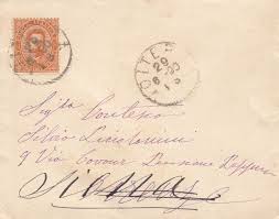 italy letter from circa 1880 from