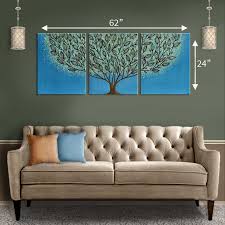 Leafy Tree Canvas Art In Custom Colors