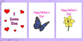 Mothers Day Card Full A4 Page Templates Mothers Day Mum Card