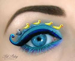 unusual eye makeup art by tal peleg