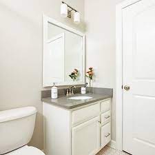 Gold thin framed wall mirror rectangle home decor bathroom accessories. Highline Slim Bright White Mirror Frame Mirrormate