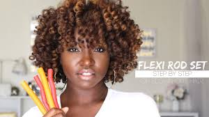 Click through to watch the video! A Guide To Setting Your Hair With Flexi Rods