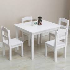 We've rounded up some hot spots for your child to play, eat, and more. Kids Table Chairs Wood Set Of 4 Learning And Playing Set White Colored Fun Games Ebay