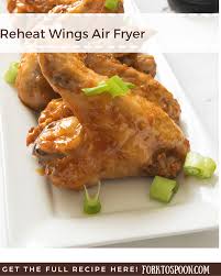 how to reheat wings in air fryer fork