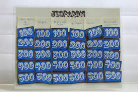 make your own jeopardy board