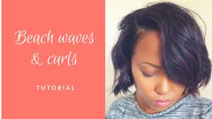 beach waves and curls with a flat iron