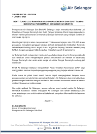 Water, sewage and other systems. Water Cuts Again In Certain Parts Of Selangor Putrajaya Due To Contamination Of Sungai Semenyih
