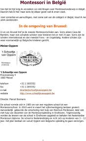 montessori in belgië pdf free