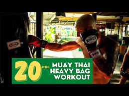 heavy bag workout for muay thai