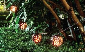 solar string lights led outdoor flame