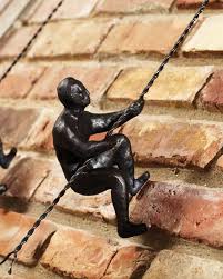 Climbing Man Wall Sculptures House Of