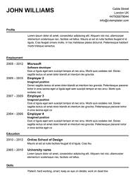 Resume Template For High School Students Build Resume Free