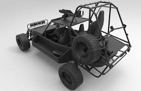 chenowth dune buggy 3d model 100